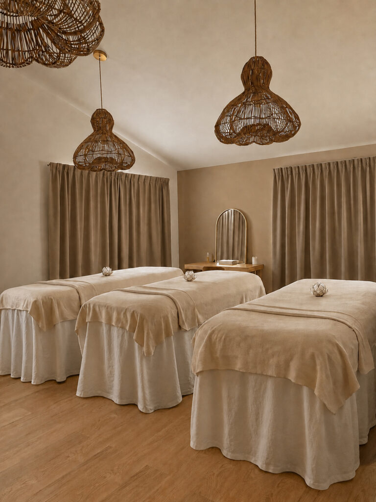 Cabine de massage trio le spa de Mélanie Nîmes