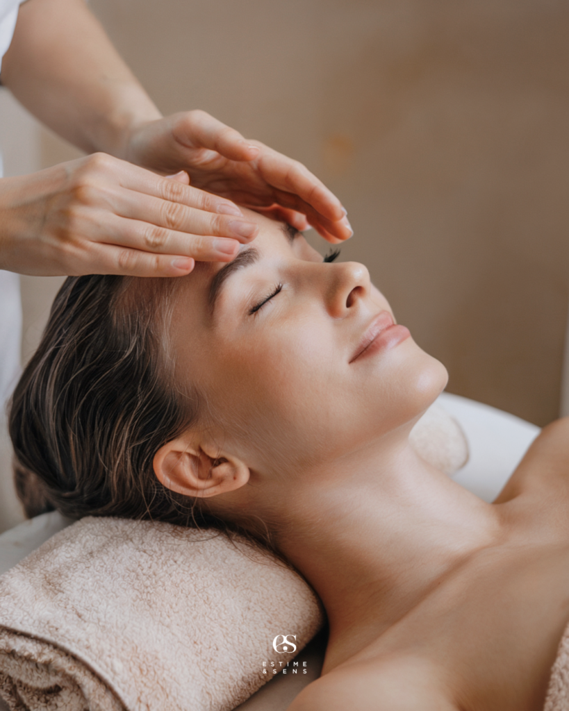 Soin visage Estime & Sens réalisé au Spa de Mélanie à Nîmes